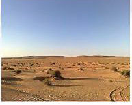 Off road training in the Sahara Desert